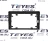 Переходная рамка Toyota Land Cruiser 100 (1998-2007) (1 Din) (9")