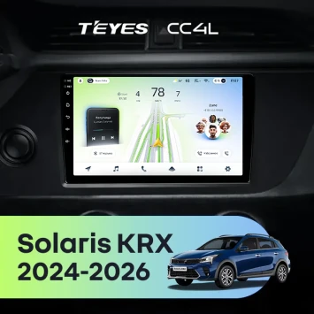 Штатная магнитола Teyes CC4L 6/64 с DTS Solaris KRX (2024-2026)