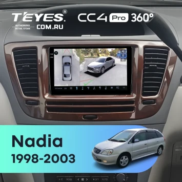 Штатная магнитола Teyes CC4 Pro 360 8/128 Toyota Nadia (1998-2003)