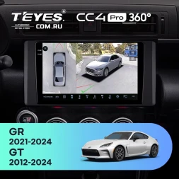 Штатная магнитола Teyes CC4 Pro 360 12/256 Toyota GR 86 ZN8 GT 86 ZN6 (2012-2021)