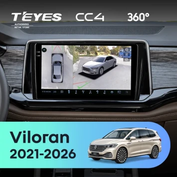 Штатная магнитола Teyes CC4 360 6/64 Volkswagen Viloran (2021-2026)