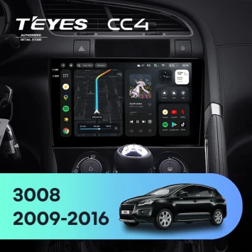 Штатная магнитола Teyes CC4 6/64 Peugeot 3008 1 (2009-2016) F1