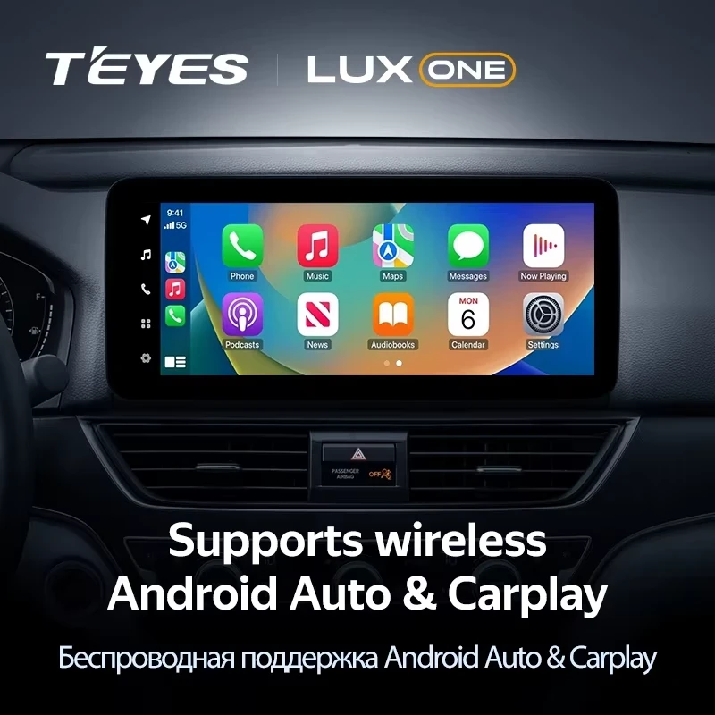 Штатная магнитола Teyes LUX ONE 4/64 Honda Accord 10 CV (2017-2023) Тип-A