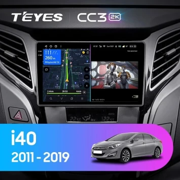 Штатная магнитола Teyes CC3 2K 4/32 Hyundai i40 (2011-2019)