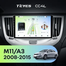 Штатная магнитола Teyes CC4L 6/64 с DTS Chery M11 A3 (2008-2015)