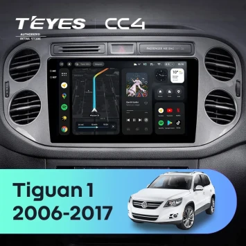 Штатная магнитола Teyes CC4 8/128 Volkswagen Tiguan 1 NF (2006-2011) F2