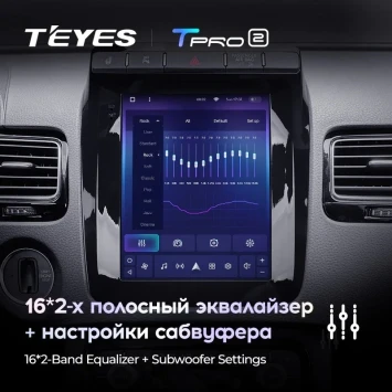 Штатная магнитола Tesla style Teyes TPRO 2 6/128 Volkswagen Touareg FL NF (2010-2018) Тип-A