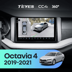 Штатная магнитола Teyes CC4 360 6/64 Skoda Octavia 4 A8 (2019-2021)