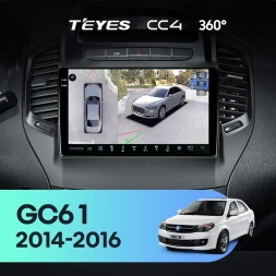 Штатная магнитола Teyes CC4 360 6/64 Geely GC6 1 (2014-2016)