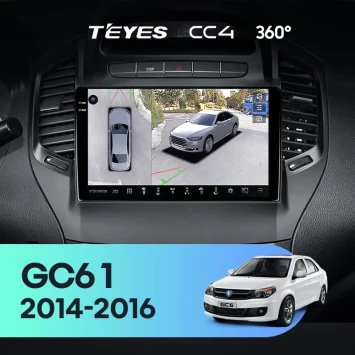 Штатная магнитола Teyes CC4 360 6/64 Geely GC6 1 (2014-2016)