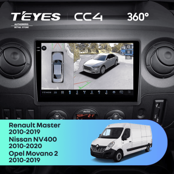 Штатная магнитола Teyes CC4 360 8/128 Opel Movano 2 (2010-2019) F2
