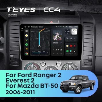 Штатная магнитола Teyes CC4 6/64 Mazda BT-50 (2006-2011) (0din)