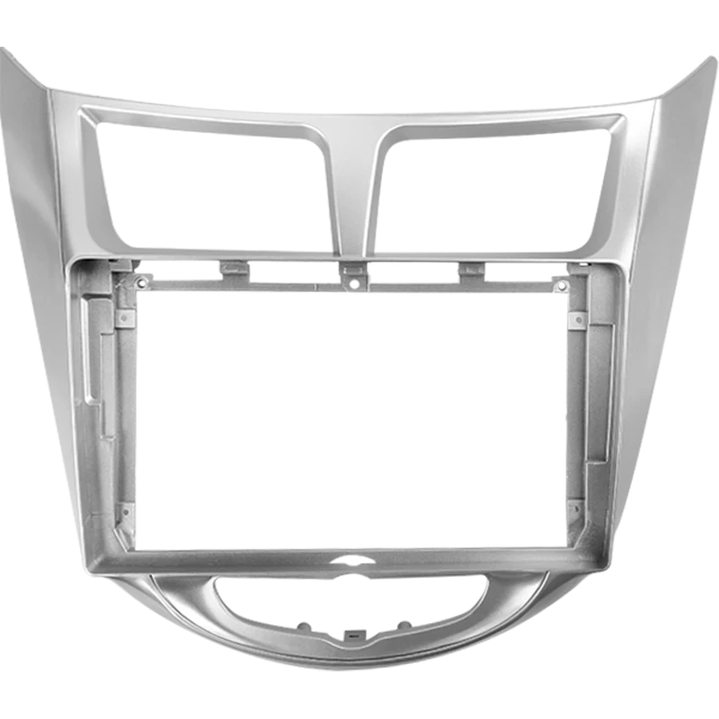 Переходная рамка Hyundai Solaris 1 (2010-2016) (серая) F1 (9")