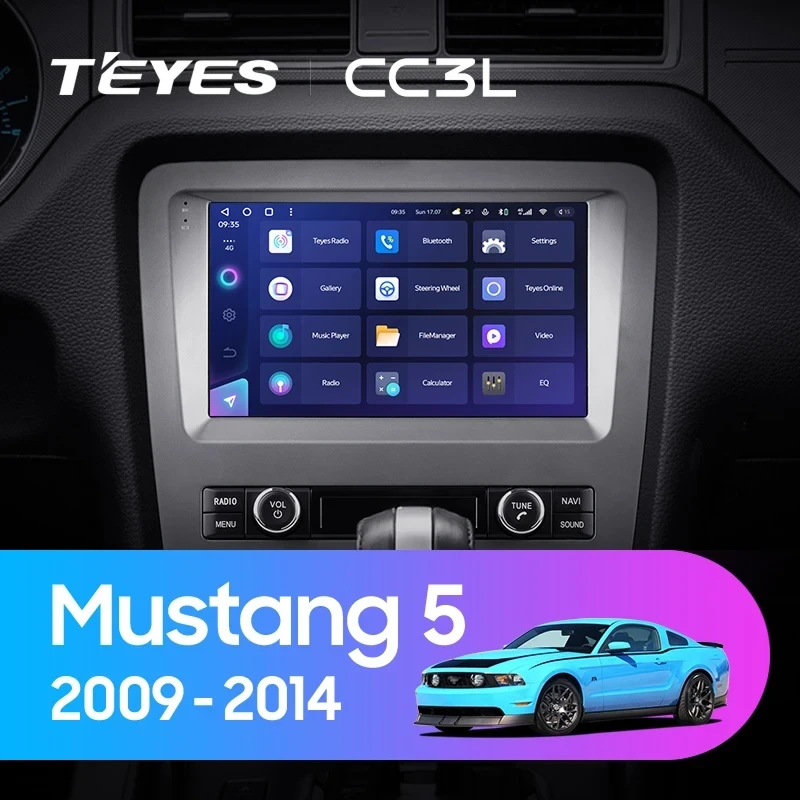 Штатная магнитола Teyes CC3L 4/64 Ford Mustang 5 S-197 (2009-2014) F2
