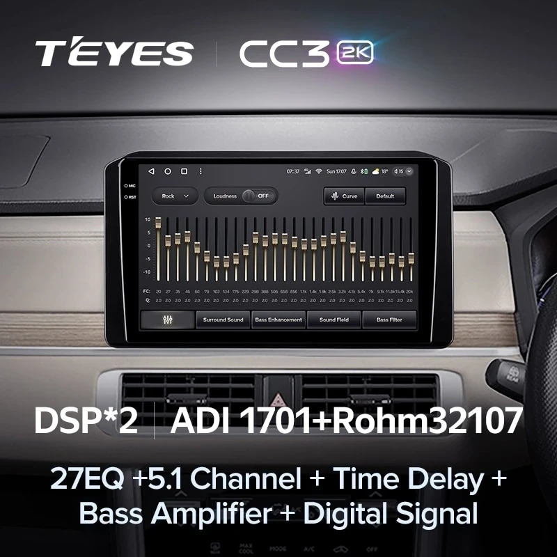 Штатная магнитола Teyes CC3 2K 360 6/128 Mitsubishi Xpander (2021-2022) Правый руль