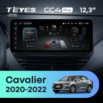 Штатная магнитола Teyes CC4 Pro 12.3" 8/128 Chevrolet Cavalier (2020-2022)