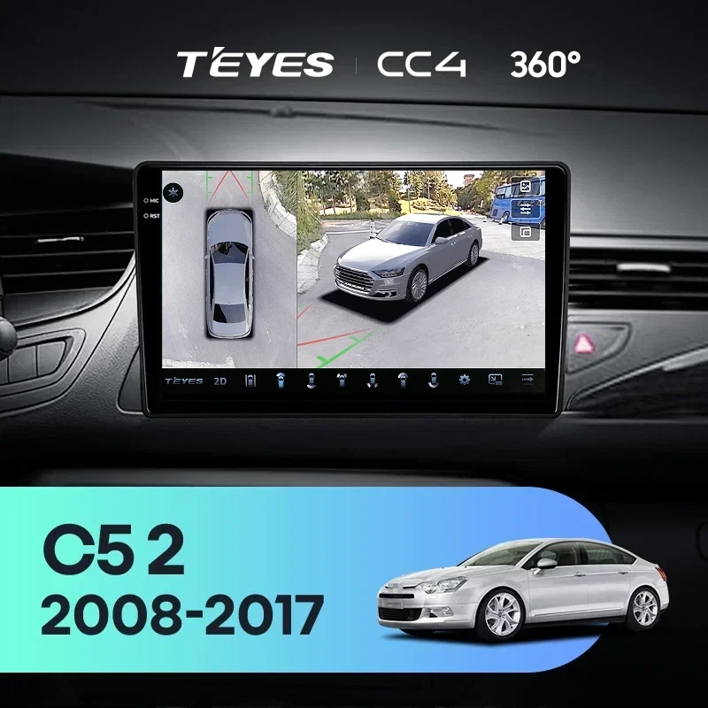 Штатная магнитола Teyes CC4 360 6/64 Citroen C5 2 (2008-2017) F1