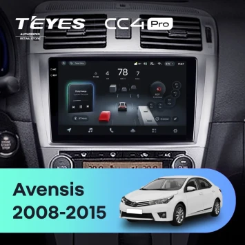 Штатная магнитола Teyes CC4 Pro 12/256 Toyota Avensis 3 (2008-2015) F1