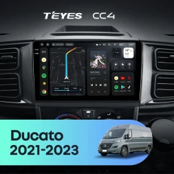 Штатная магнитола Teyes CC4 6/64 Fiat Ducato Van L3H2 (2021-2023)
