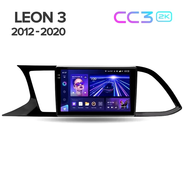 Штатная магнитола Teyes CC3 2K 4/64 Seat Leon 3 (2012-2020) F3