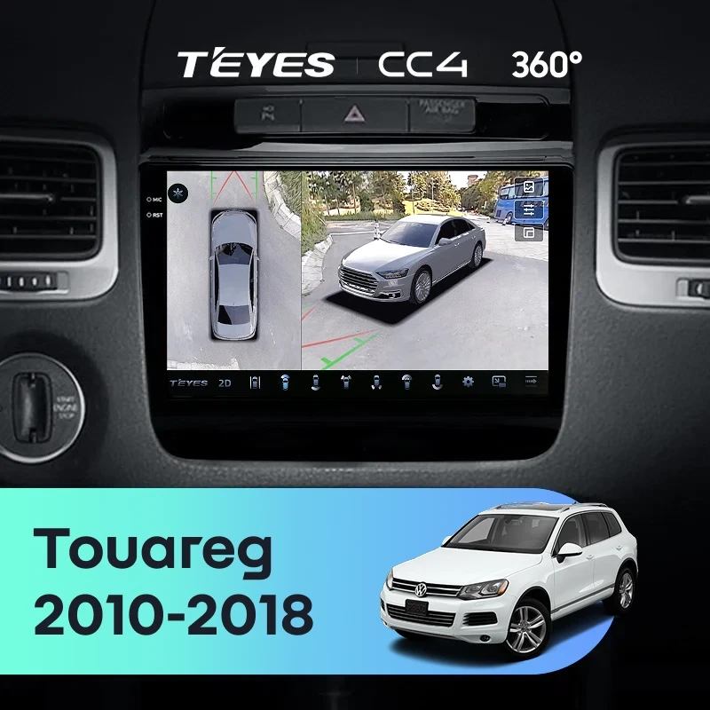 Штатная магнитола Teyes CC4 360 6/64 Volkswagen Touareg FL NF (2010-2018) Тип-B