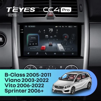 Штатная магнитола Teyes CC4 Pro 8/128 Mercedes-Benz Viano W639\W447 (2003-2022)