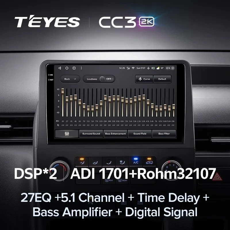 Штатная магнитола Teyes CC3 2K 360 6/128 Hyundai Staria H1 (2021-2023)