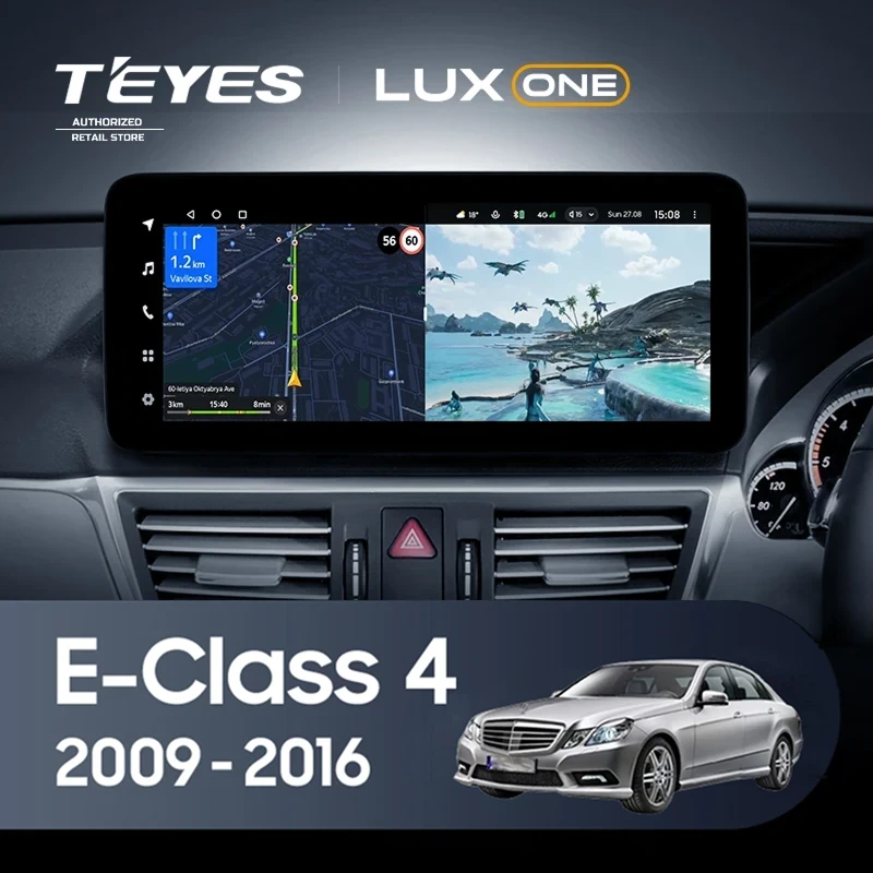 Штатная магнитола Teyes LUX ONE 4/64 Mercedes-Benz E-Class 4 W212 S207 A207 S212 C207 (NTG 4.0) (2009-2016) Правый руль Universal