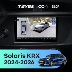 Штатная магнитола Teyes CC4 Pro 360 12/256 Solaris KRX (2024-2026)