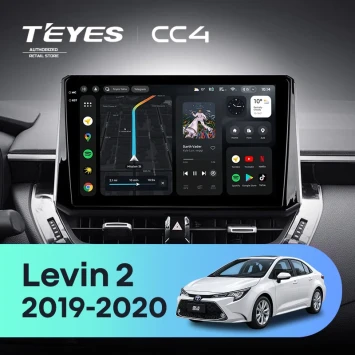 Штатная магнитола Teyes CC4 8/128 Toyota Levin 2 E210 (2019-2020) Тип-A
