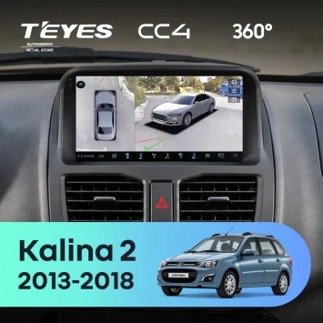 Штатная магнитола Teyes CC4 360 6/64 Lada Kalina 2 (2013-2018)