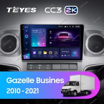 Штатная магнитола Teyes CC3 2K 4/32 для GAZ Gazelle Busines (2010-2021) F2