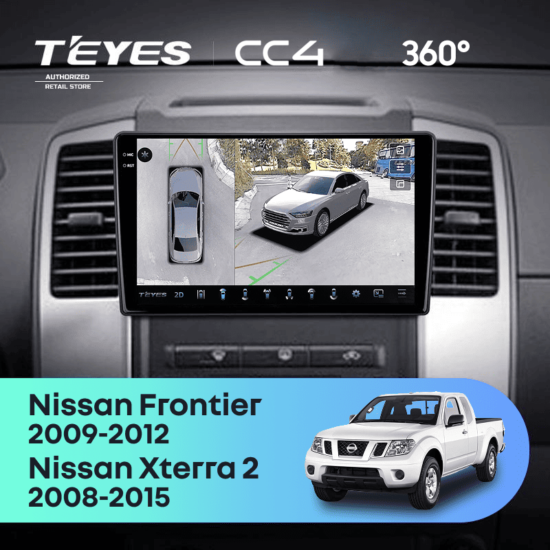 Штатная магнитола Teyes CC4 360 6/64 Nissan Xterra 2 N50 (2008-2015)