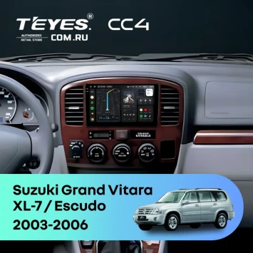 Штатная магнитола Teyes CC4 8/128 Suzuki Grand Vitara XL-7 (2003-2006)