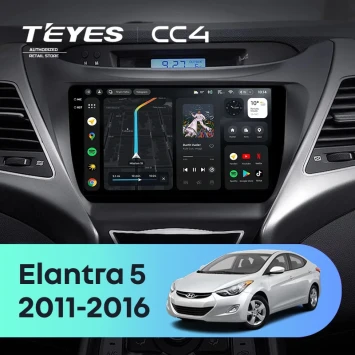 Штатная магнитола Teyes CC4 8/128 Hyundai Elantra 5 JK GD MD UD (2010-2016) F1
