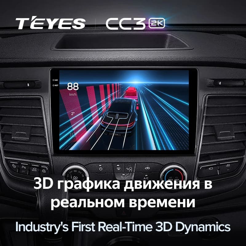 Штатная магнитола Teyes CC3 2K 4/32 Ford Transit 350 (2020-2021)