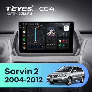 Штатная магнитола Teyes CC4 6/64 Mitsubishi Savrin 2 (2004-2012) (0din)