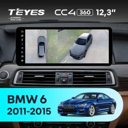 Штатная магнитола Teyes CC4 12.3" 360 6/64 BMW 6 (F06, F12, F13) (2011-2015) (NBT)