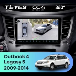 Штатная магнитола Teyes CC4 360 8/128 Subaru Outback 4 (2009-2014)