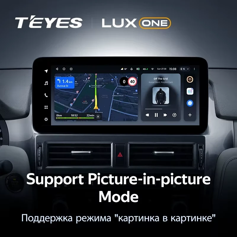 Штатная магнитола Teyes LUX ONE 6/128 Lexus GX460 2 J150 (2009-2020)