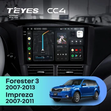 Штатная магнитола Teyes CC4 6/64 Subaru Impreza GH GE (2007-2011)