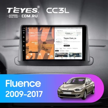 Штатная магнитола Teyes CC3L 4/32 Renault Fluence (2009-2017)