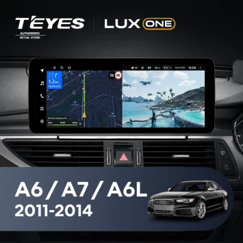 Штатная магнитола Teyes LUX ONE 360 6/128 Audi A7 4G (HN+R System) (2011-2014) Правый руль