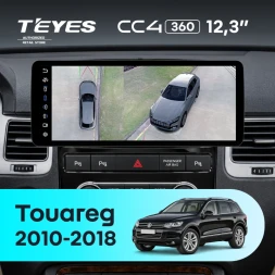 Штатная магнитола Teyes CC4 12.3" 360 8/128 Volkswagen Touareg FL NF (2010-2018) Тип-B