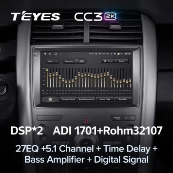 Штатная магнитола Teyes CC3 2K 4/32 Ford Edge U387 (2009-2014)