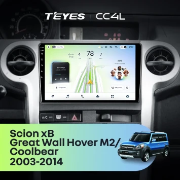 Штатная магнитола Teyes CC4L 6/64 с DTS Scion xB (2003-2007)