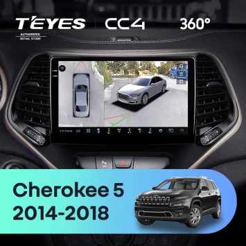 Штатная магнитола Teyes CC4 360 8/128 Jeep Cherokee 5 KL (2014-2018)