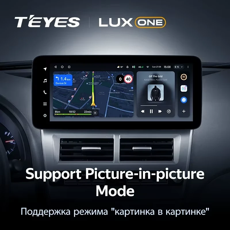 Штатная магнитола Teyes LUX ONE 6/128 Toyota Camry 6 XV 40 50 (2006-2011) F1