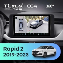 Штатная магнитола Teyes CC4 360 6/64 Skoda Rapid 2 (2019-2023)
