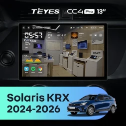 Штатная магнитола Teyes CC4 Pro 8/128 Solaris KRX (2024-2026) (13")
